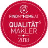 Logo FindMyHome Qualitätsmakler 2018
