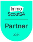 Logo ImmoScout24 Partner 2024